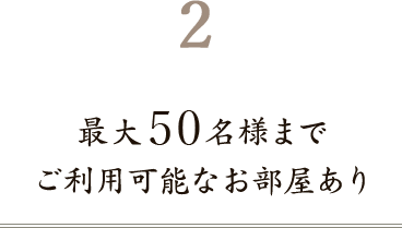 ご利用可能なお部屋あり